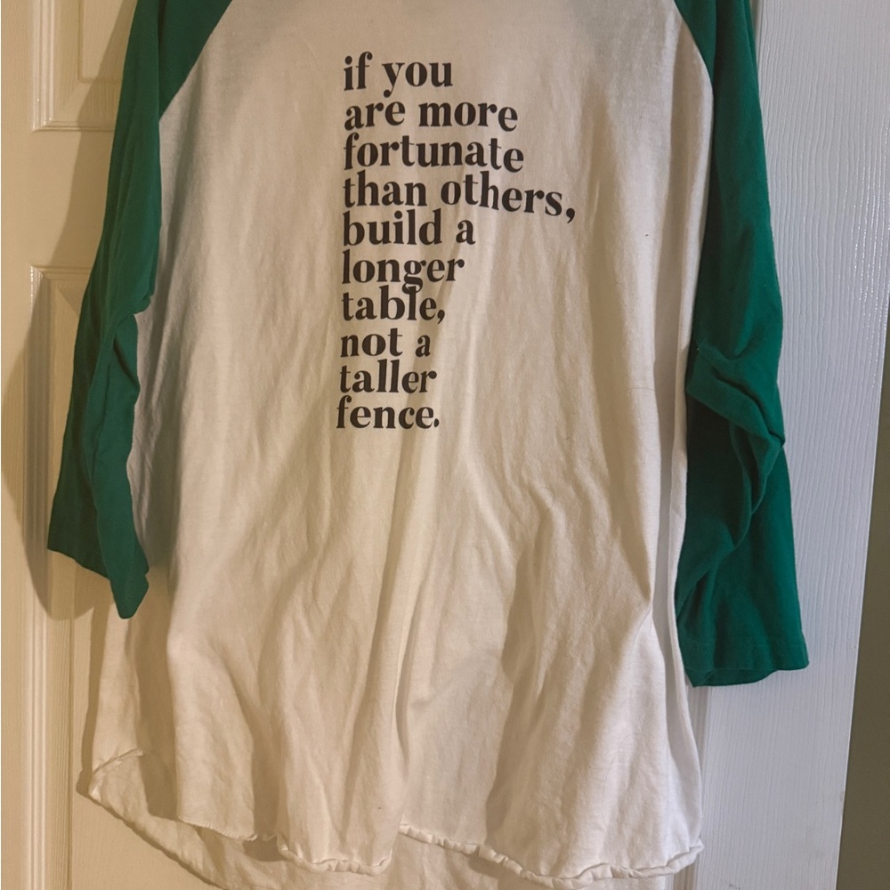 Baseball style ladies tshirt